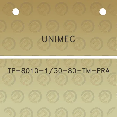 unimec-tp-8010-130-80-tm-pra