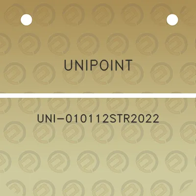 unipoint-uni-010112str2022