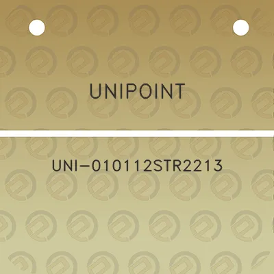 unipoint-uni-010112str2213