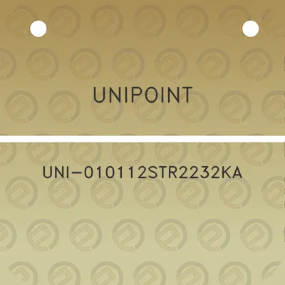 unipoint-uni-010112str2232ka