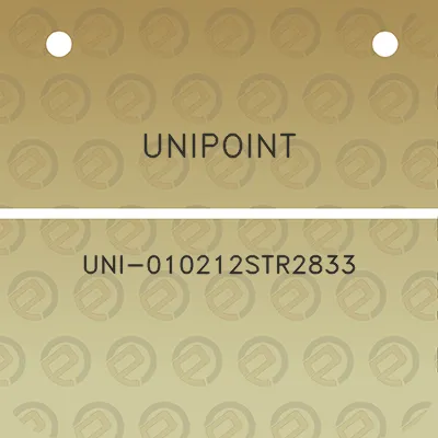 unipoint-uni-010212str2833