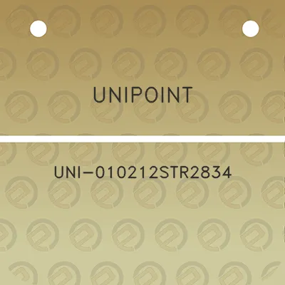 unipoint-uni-010212str2834