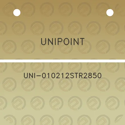 unipoint-uni-010212str2850