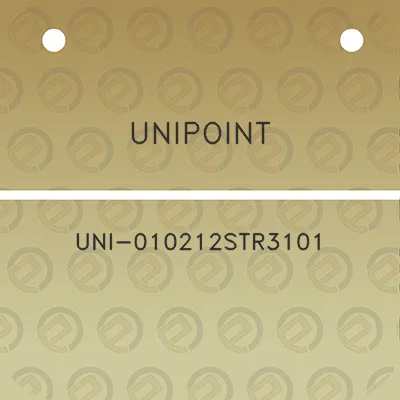 unipoint-uni-010212str3101