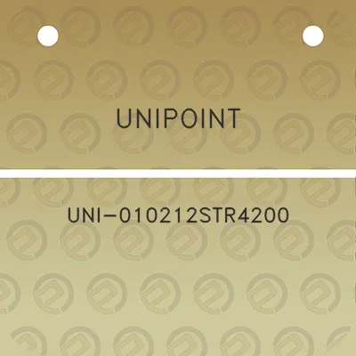 unipoint-uni-010212str4200