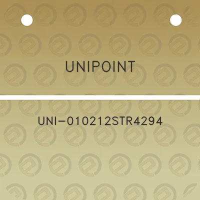 unipoint-uni-010212str4294