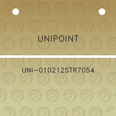 unipoint-uni-010212str7054