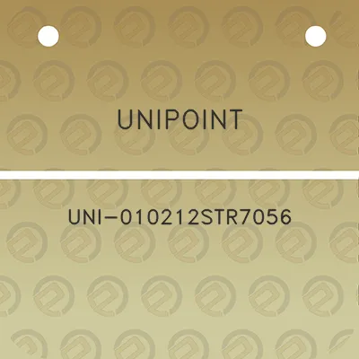 unipoint-uni-010212str7056