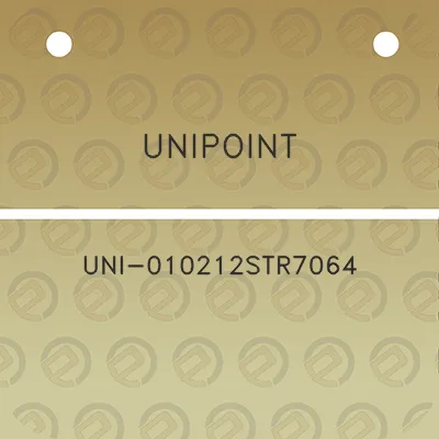 unipoint-uni-010212str7064