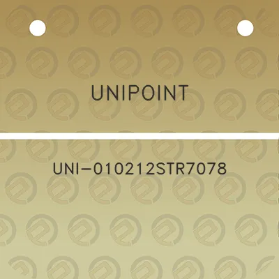 unipoint-uni-010212str7078