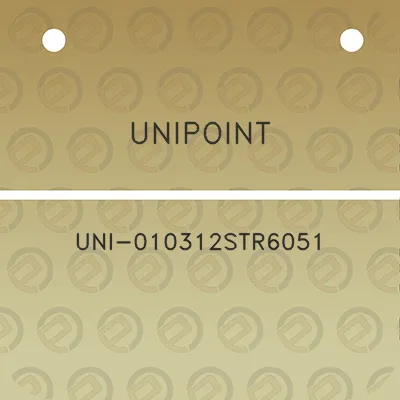 unipoint-uni-010312str6051