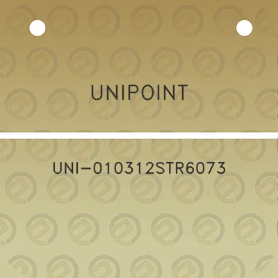 unipoint-uni-010312str6073