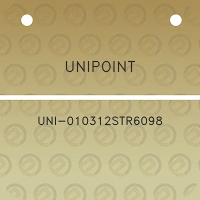 unipoint-uni-010312str6098