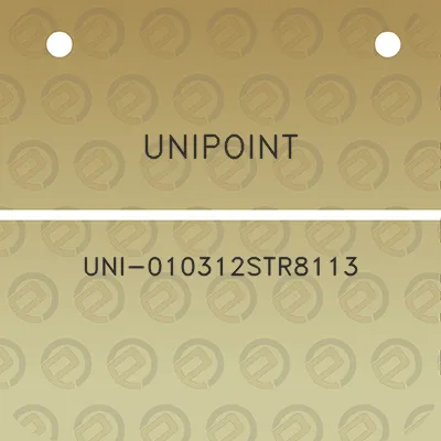 unipoint-uni-010312str8113