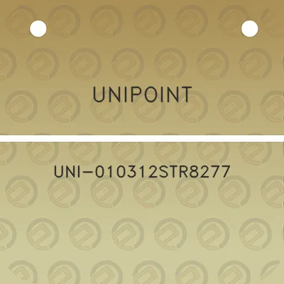 unipoint-uni-010312str8277