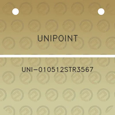 unipoint-uni-010512str3567