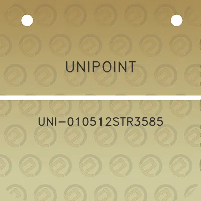 unipoint-uni-010512str3585