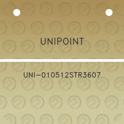 unipoint-uni-010512str3607