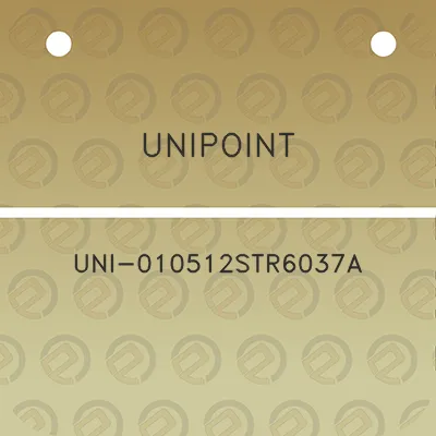 unipoint-uni-010512str6037a