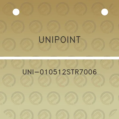 unipoint-uni-010512str7006