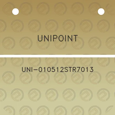 unipoint-uni-010512str7013