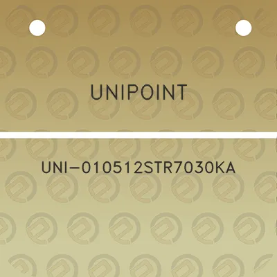 unipoint-uni-010512str7030ka