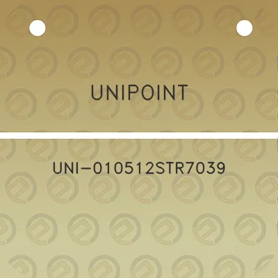 unipoint-uni-010512str7039