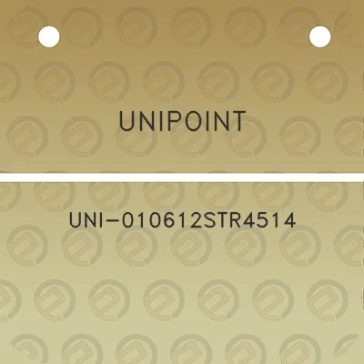 unipoint-uni-010612str4514