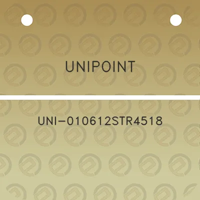 unipoint-uni-010612str4518