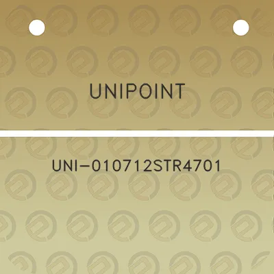 unipoint-uni-010712str4701