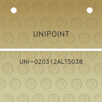 unipoint-uni-020312alt5038