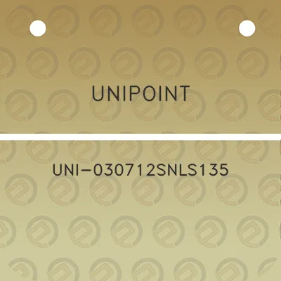 unipoint-uni-030712snls135