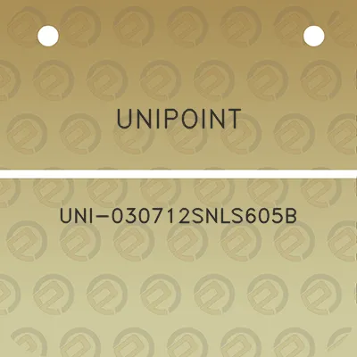 unipoint-uni-030712snls605b