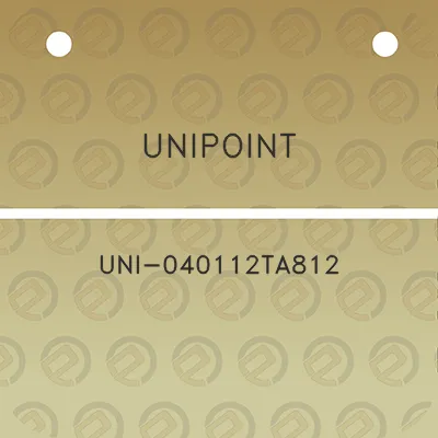 unipoint-uni-040112ta812