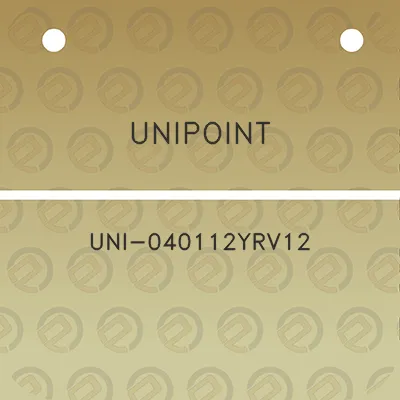 unipoint-uni-040112yrv12