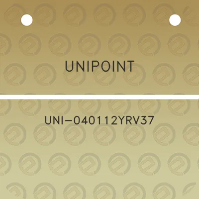 unipoint-uni-040112yrv37