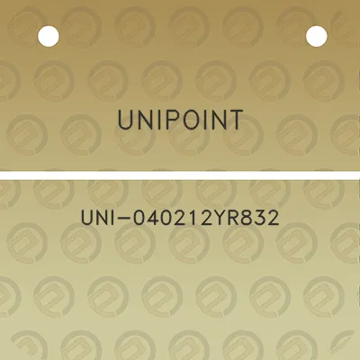 unipoint-uni-040212yr832