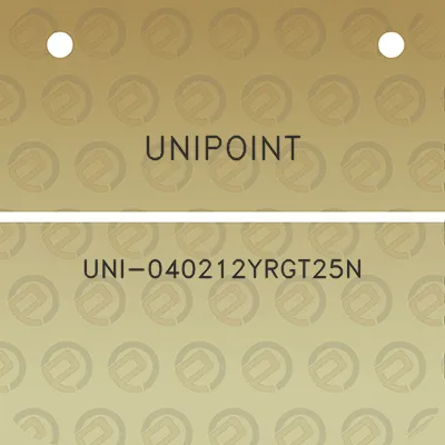 unipoint-uni-040212yrgt25n