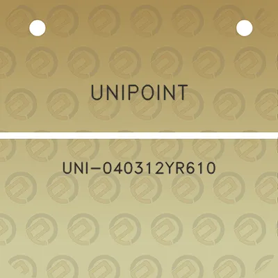 unipoint-uni-040312yr610