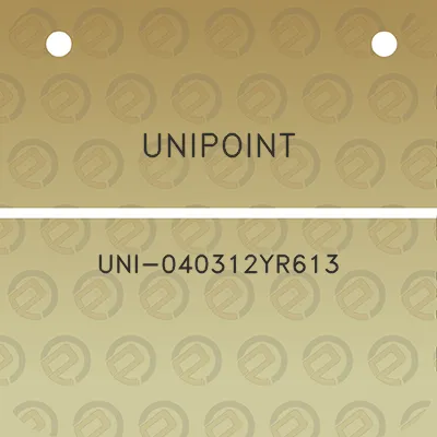 unipoint-uni-040312yr613