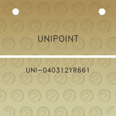 unipoint-uni-040312yr661