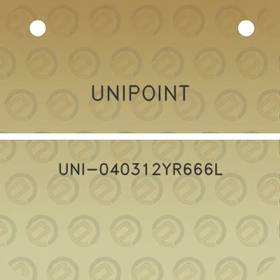 unipoint-uni-040312yr666l