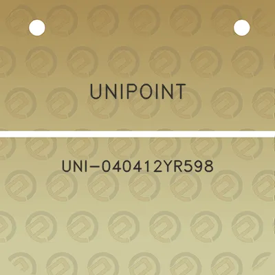 unipoint-uni-040412yr598