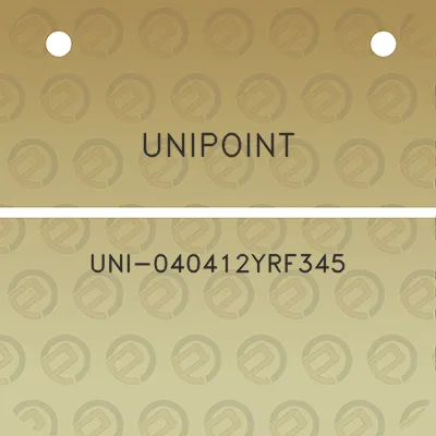 unipoint-uni-040412yrf345