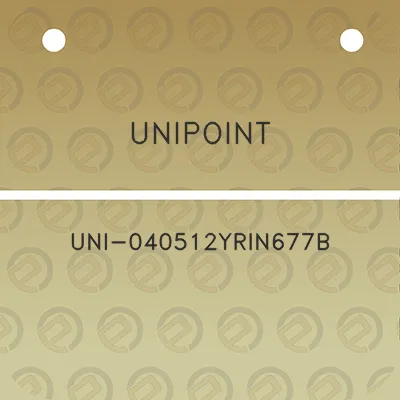 unipoint-uni-040512yrin677b