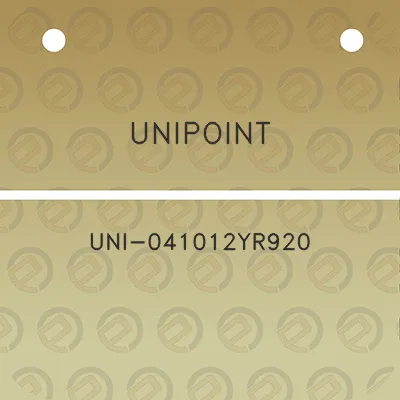 unipoint-uni-041012yr920