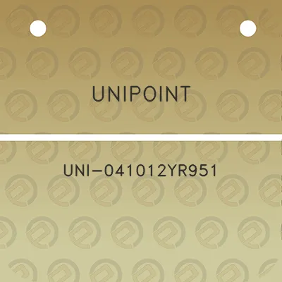 unipoint-uni-041012yr951