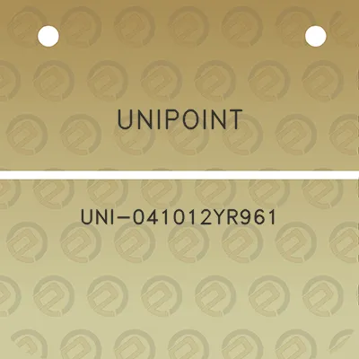 unipoint-uni-041012yr961