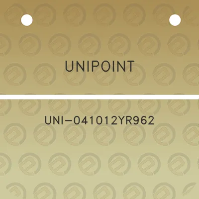 unipoint-uni-041012yr962