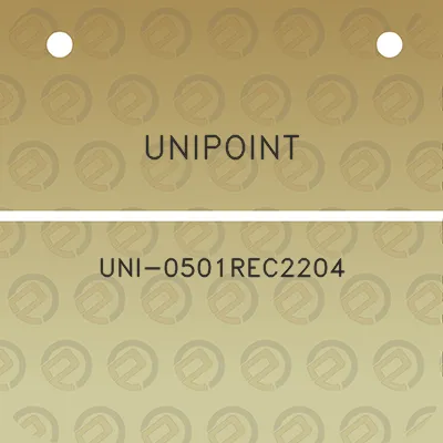 unipoint-uni-0501rec2204